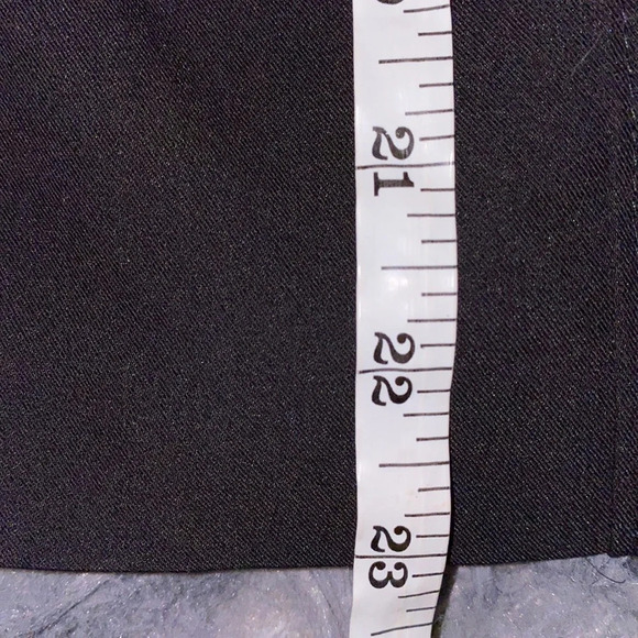 Guess black high waisted satin lined  midi skirt Sz 12 - Picture 8 of 12